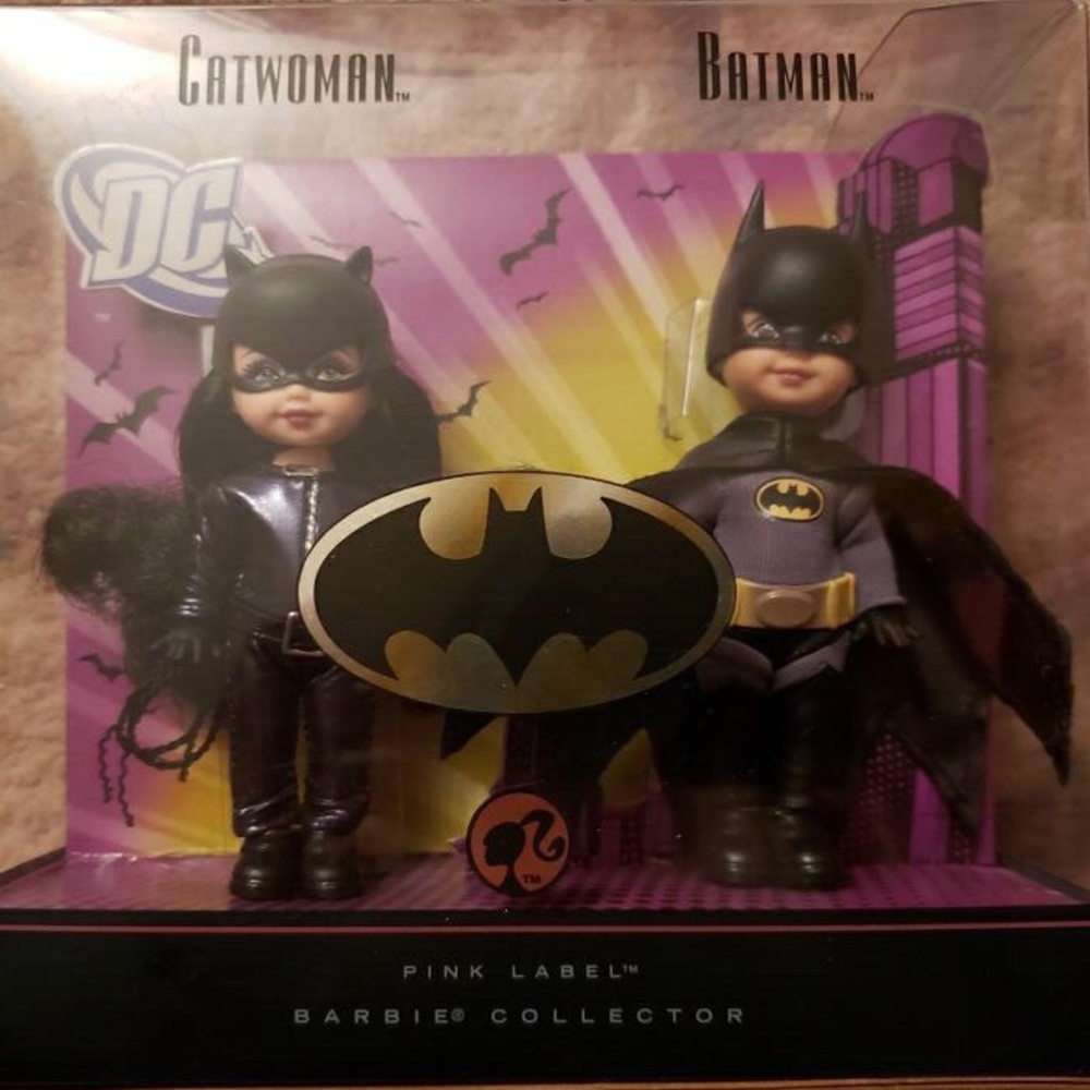 NWbox Barbie Pink Label Batman&Catwoman